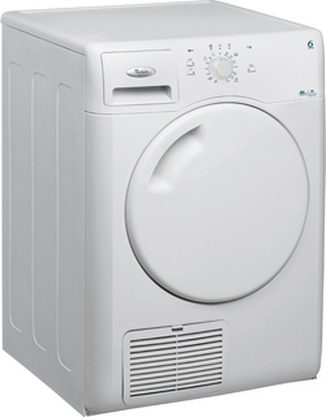 Whirlpool AWZ7556 Отдельностоящий Фронтальная загрузка 6кг B Белый сушилка для белья