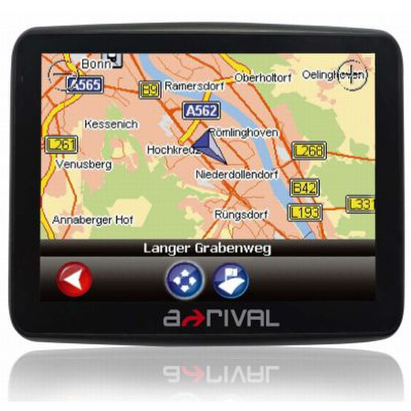 A-Rival NAV-PNF35-DE Tragbar / Fixiert 3.5Zoll Touchscreen Schwarz