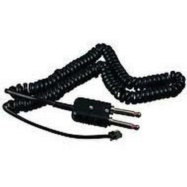Plantronics Headset Part - VistaPlus E10 Stub Cable K Plug Schwarz Drahtverbinder