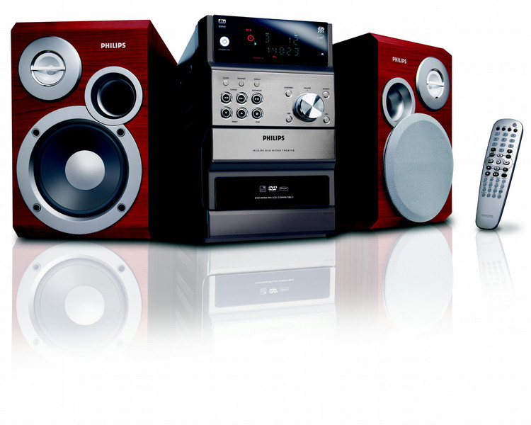 Philips MCD295/12 Micro set 30W Metallic,Wood home audio set