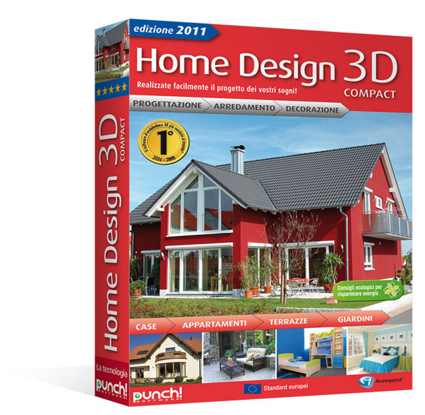 Avanquest Home Design 3D 2011 Compact, 1u, Box, ITA