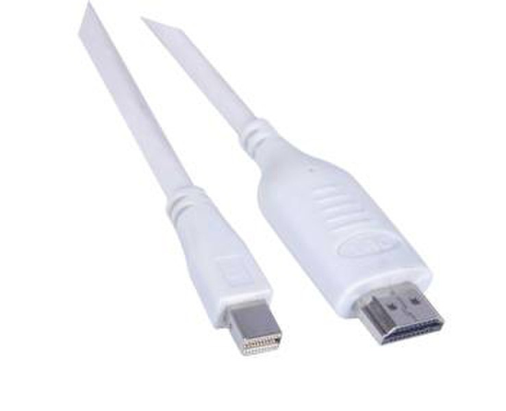 TDCZ KPORTADMK01 2m mini DisplayPort HDMI White video cable adapter