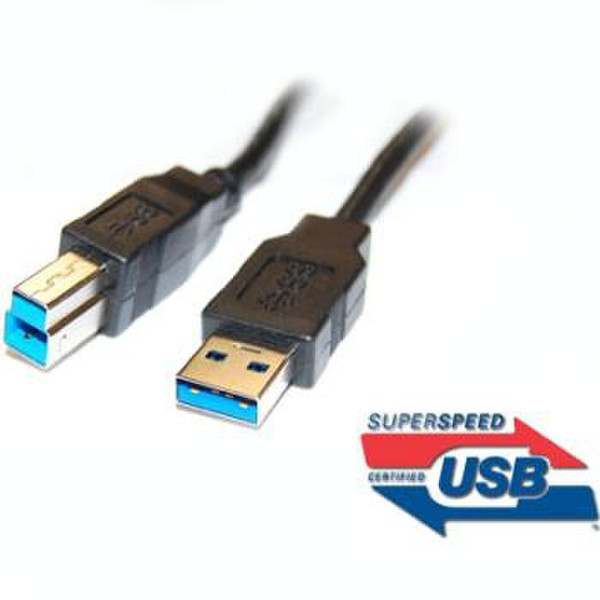 TDCZ KU3AB1BK 1м USB A USB B Черный кабель USB