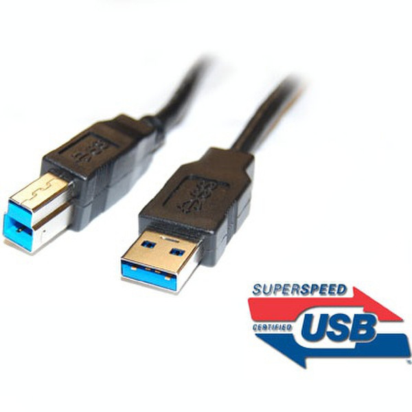 TDCZ KU3AB3BK 3м USB A USB B Черный кабель USB