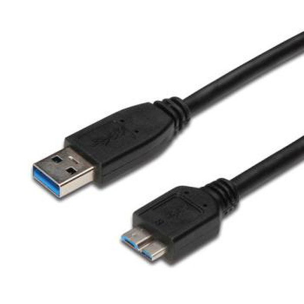 TDCZ KU3MA1BK 1m USB A Micro-USB B Schwarz USB Kabel