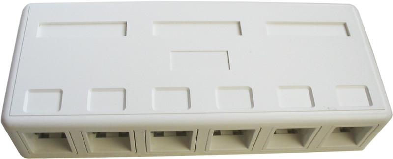 TDCZ WO-016 BASIC-6P Белый розеточная коробка
