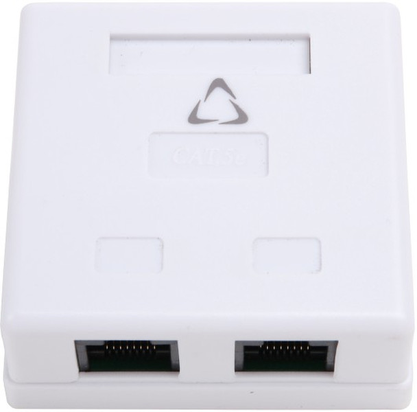 TDCZ WO-212 BASIC-2P White outlet box