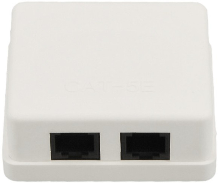 TDCZ WO-112 BASIC-2P White outlet box