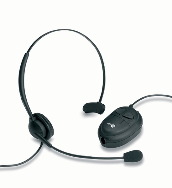 British Telecom Accord 20 Binaural Wired Black mobile headset