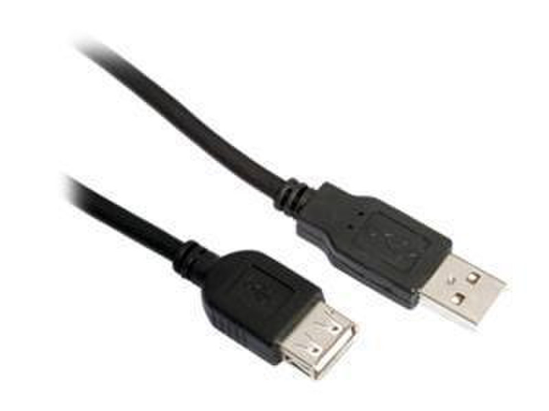 Belkin F3U134B16 4.8m USB A USB A Black USB cable