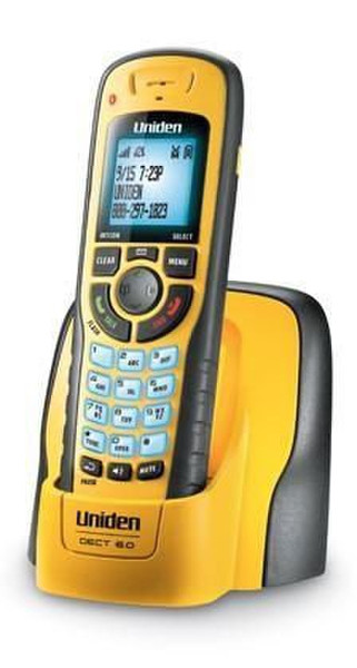 Uniden WXI3077 DECT Идентификация абонента (Caller ID) Желтый телефон