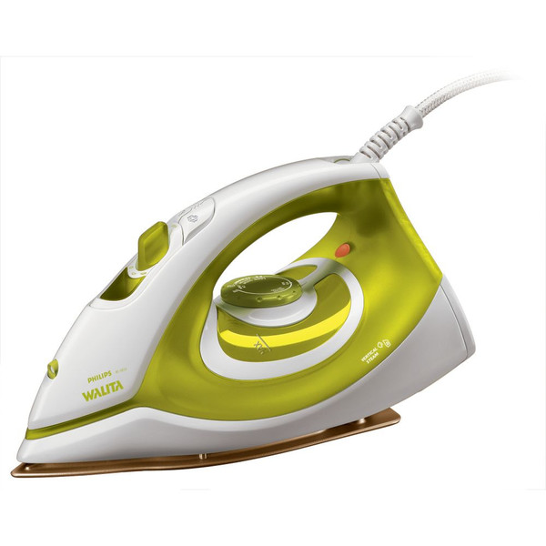 Philips RI1815/12 Dry & Steam iron Gold soleplate 1350Вт Белый, Желтый утюг