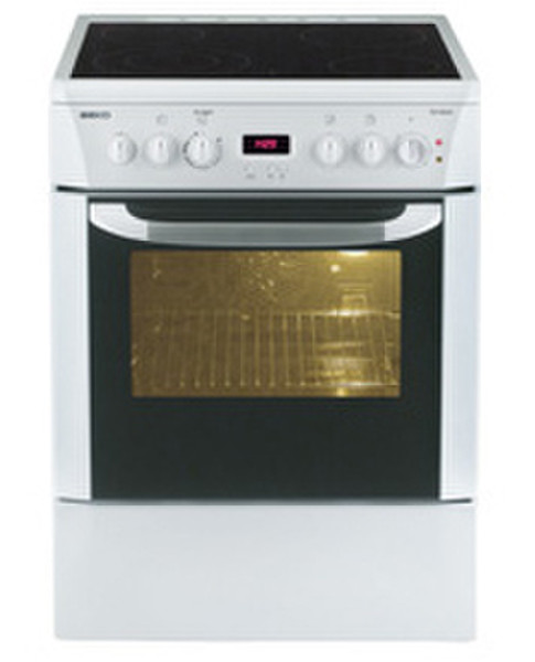 Beko CE68206 Freestanding Induction hob A White cooker