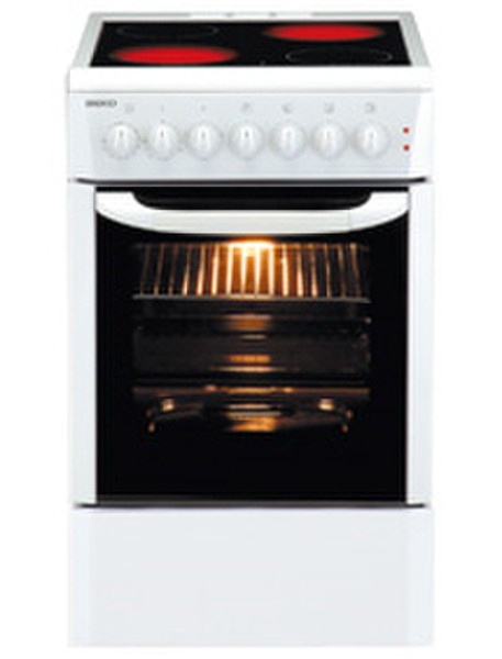 Beko CS58101 Freestanding Induction hob B White cooker