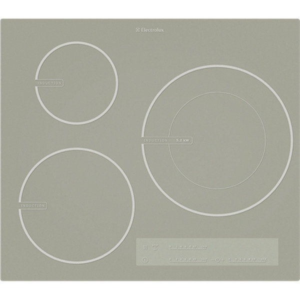 Electrolux EHD60127IS Eingebaut Elektrische Induktion Silber Kochfeld