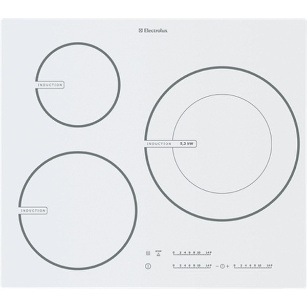 Electrolux EHD60127IW built-in Electric induction White hob