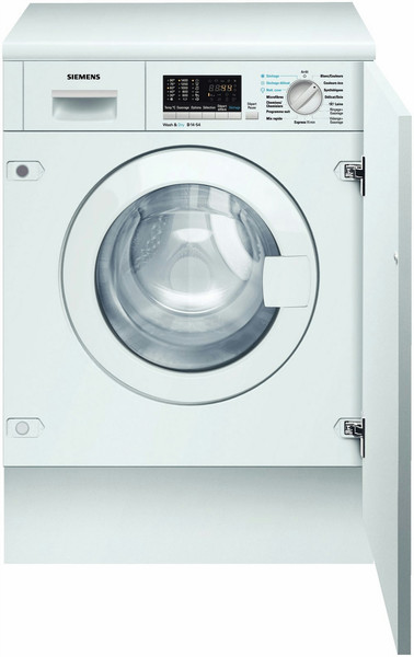 Siemens WK14D540FF freestanding Front-load B White washer dryer