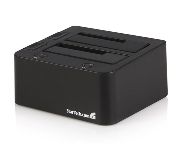 StarTech.com eSATA USB to SATA External HDD Dock for Dual 2.5 or 3.5in Hard Drive