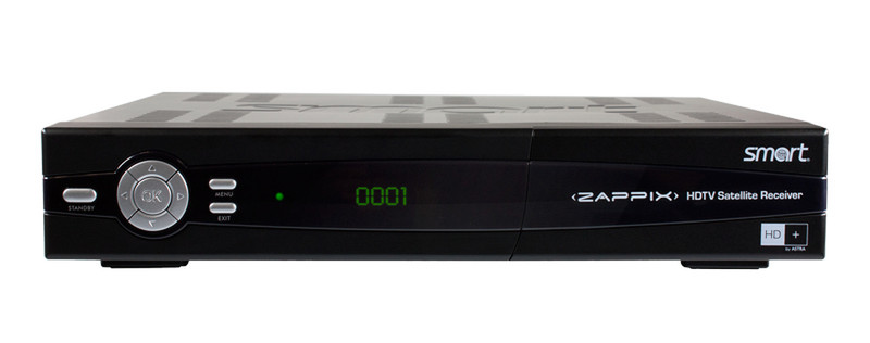 Smart ZAPPIX HD+ Черный приставка для телевизора