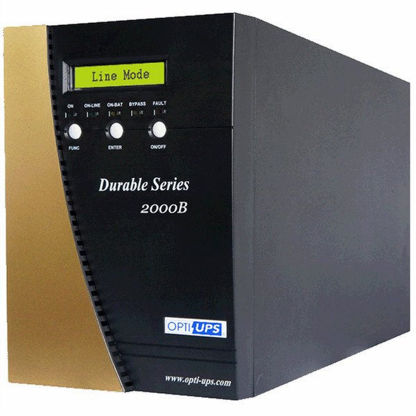 OPTI DS2000B 2000VA 8AC outlet(s) Tower Black uninterruptible power supply (UPS)