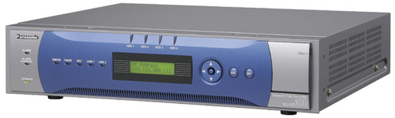 Panasonic WJ-ND300A 2TB Синий, Серый цифровой видеомагнитофон