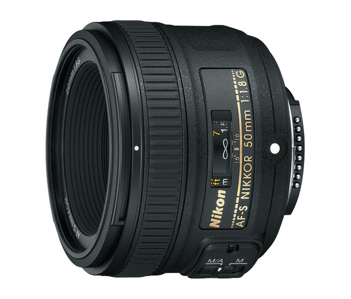 Nikon AF-S NIKKOR 50mm f/1.8G SLR Standard zoom lens Schwarz