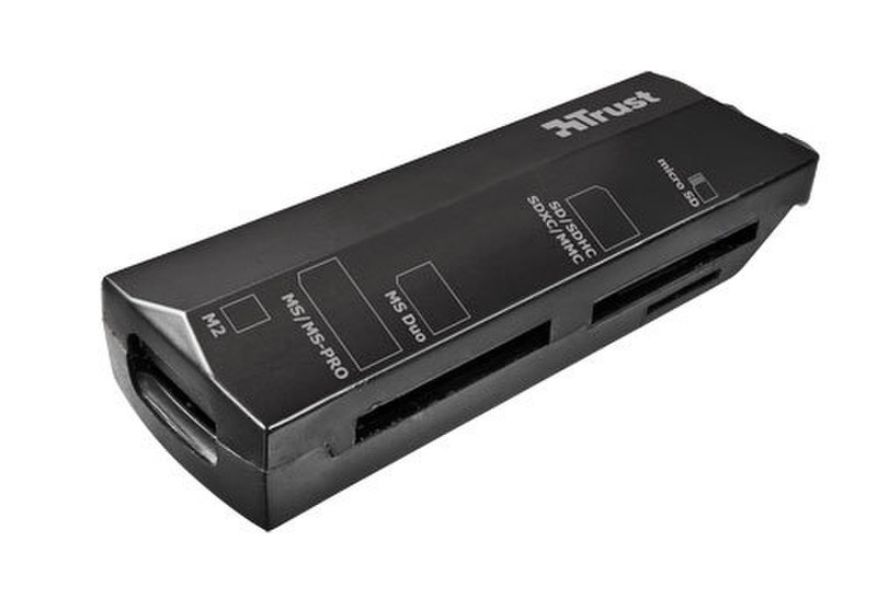 Trust Stello Mini Card Reader USB 2.0 Черный устройство для чтения карт флэш-памяти