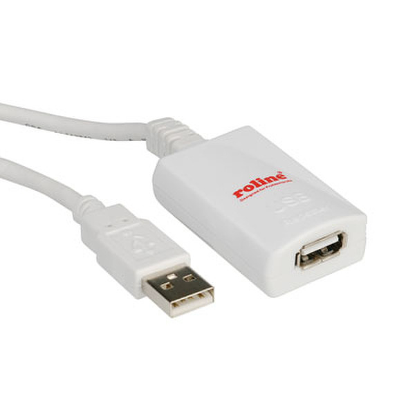 Rotronic 12.04.1088 5м USB A USB A Белый кабель USB