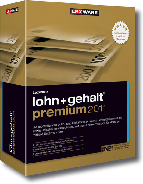 Lexware lohn+gehalt premium office pro 2011, Win