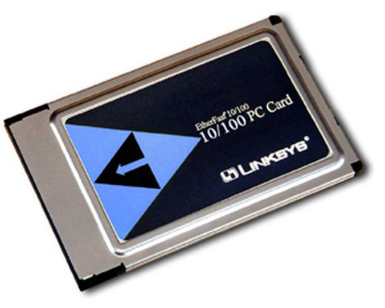 Linksys EtherFast® 10/100 PCMCIA Card for Europe 100Mbit/s networking card