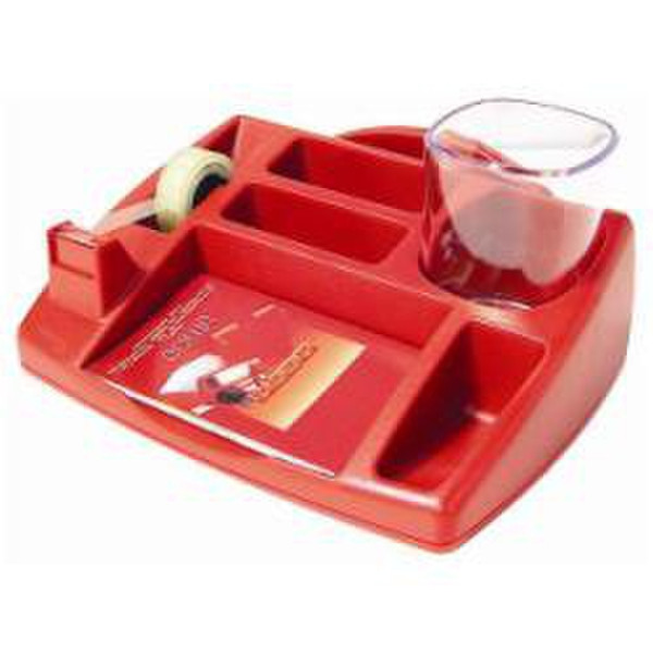 ARDA Oliver Polystyrene Red desk tray