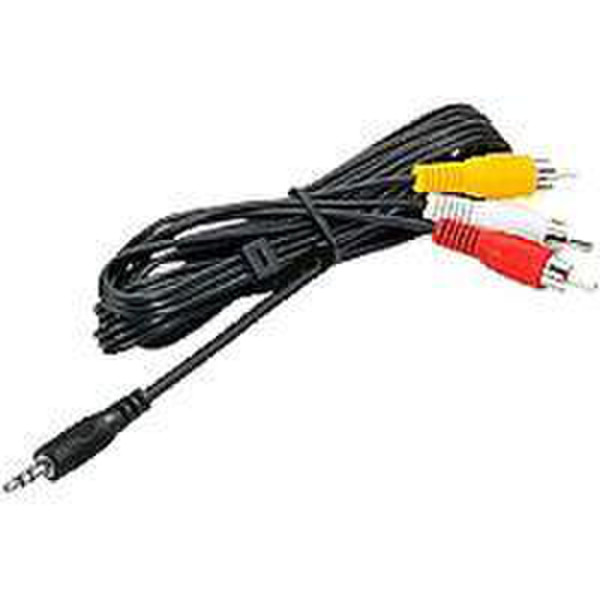 Fantec ZB-AVC AV 3 x RCA 3.5mm Black video cable adapter