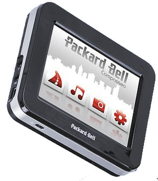 Packard Bell GPS Compasseo 420 LCD Touchscreen Schwarz Navigationssystem