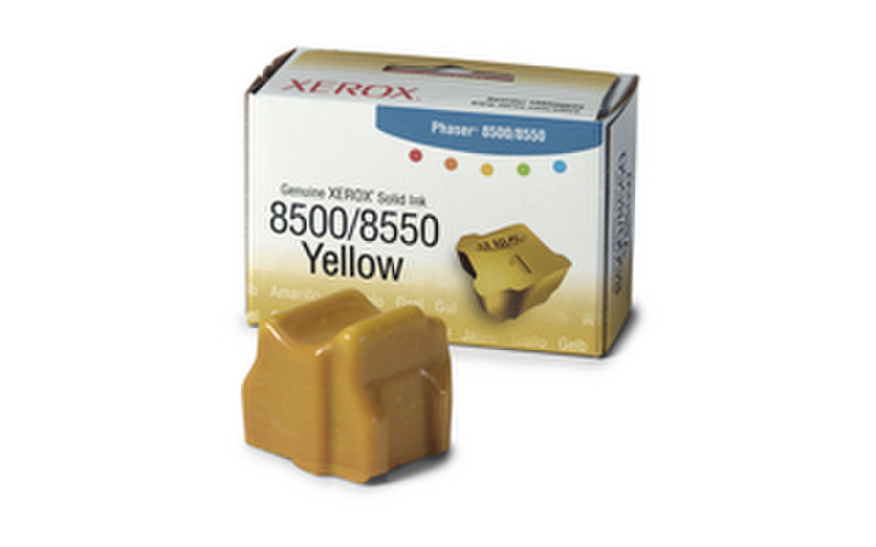 Tektronix Genuine Xerox Solid Ink 8500/8550 Yellow (1 stick) 1000страниц 1шт чернильный стержень