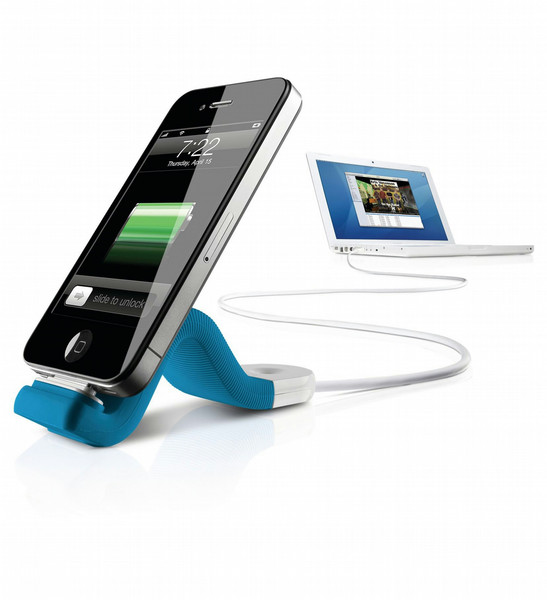 Philips DLC2407BLU/27 MP3 player / Smartphone Blue,White mobile device dock station