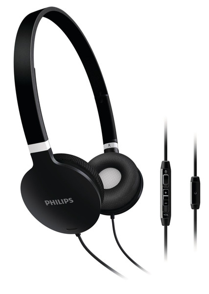 Philips SHM7000/97 Стереофонический Оголовье Черный гарнитура