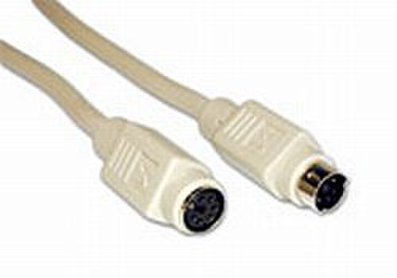 Advanced Cable Technology PS/2 extension cable, M - F 3.0m 3m Tastatur/Video/Maus (KVM)-Kabel