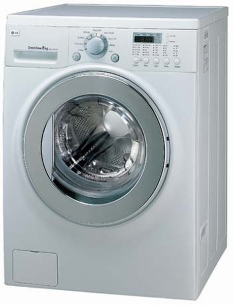 LG WD12311RD Direct Drive Washer Dryer Отдельностоящий Фронтальная загрузка C Белый