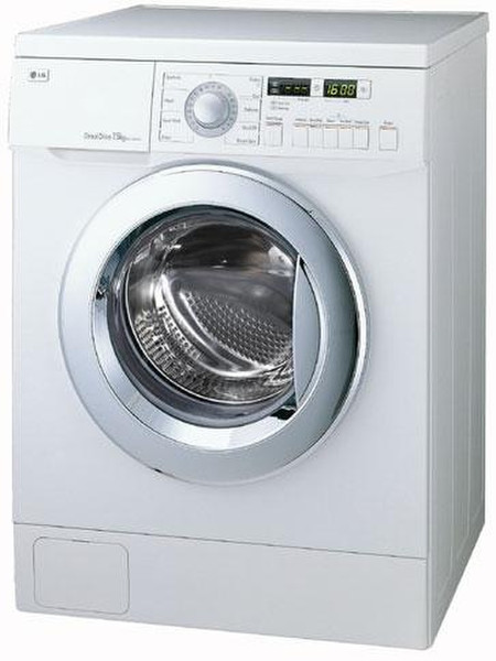 LG WD12331AD Direct Drive Washer Dryer Отдельностоящий Фронтальная загрузка C Белый