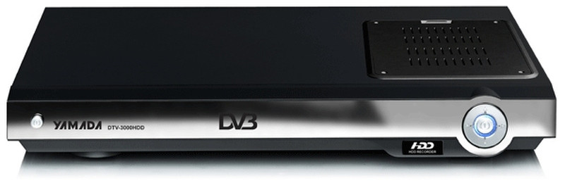 UMAX Yamada DTV-3000HDD 160GB Twin Tuner Black,Silver TV set-top box