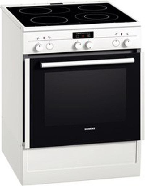 Siemens HC724261E Freistehend Ceramic hob A Schwarz, Weiß Küchenherd