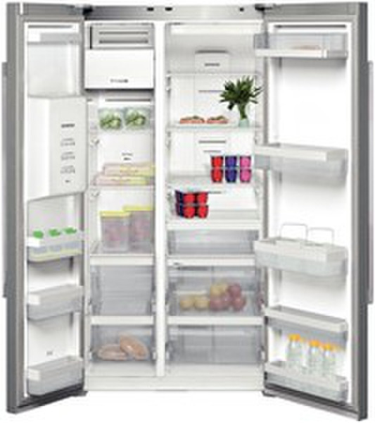 Siemens KA62DV71 Built-in 385L A+ Stainless steel side-by-side refrigerator