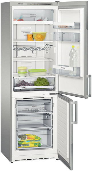 Siemens KG36NVI20 Отдельностоящий 287л 66л A+ Нержавеющая сталь холодильник с морозильной камерой