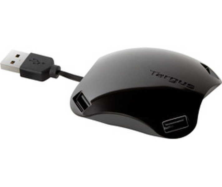 Targus Retractable 4-Port Hub Black