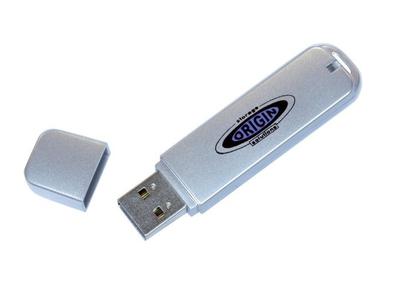 Origin Storage 8GB 256-bit AES 8ГБ USB 2.0 Cеребряный USB флеш накопитель