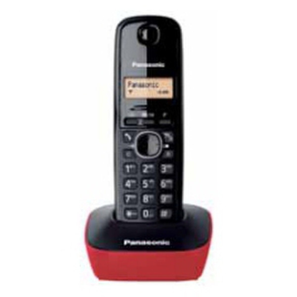 Panasonic KX-TG1611 DECT Идентификация абонента (Caller ID) Черный, Красный