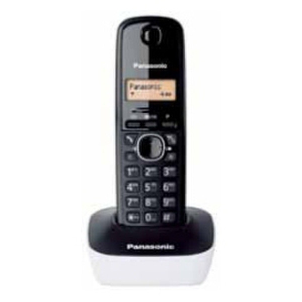 Panasonic KX-TG1611 DECT Идентификация абонента (Caller ID) Черный, Белый
