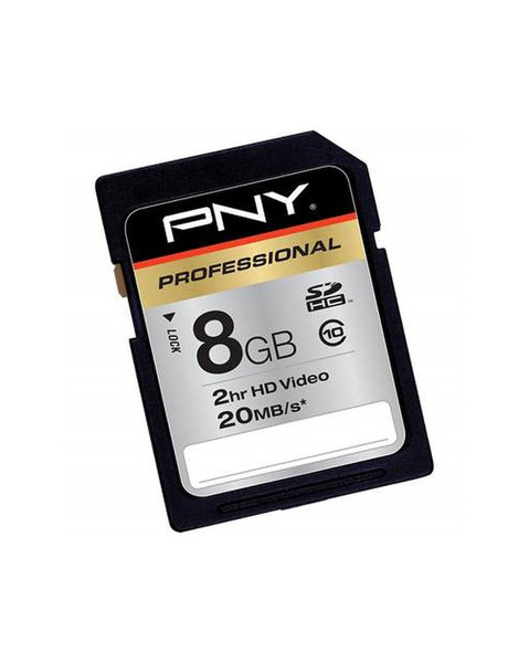 PNY SDHC 8GB SDHC Class 10 memory card