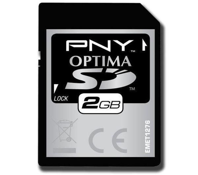 PNY SD 2GB SD Class 4 memory card