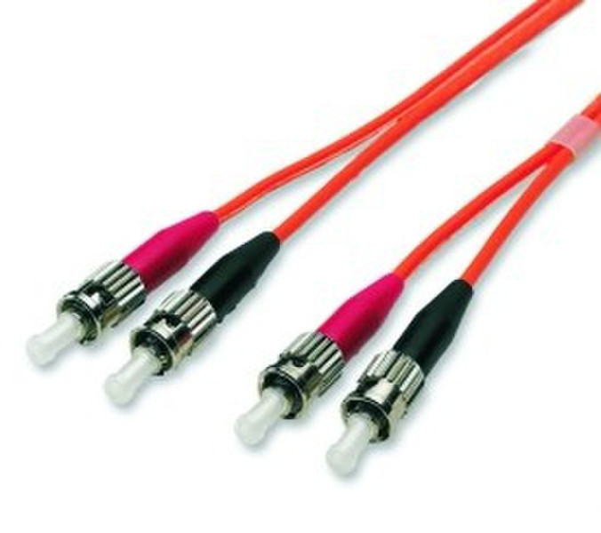 M-Cab 7000856 7.5m ST 2x ST Orange fiber optic cable